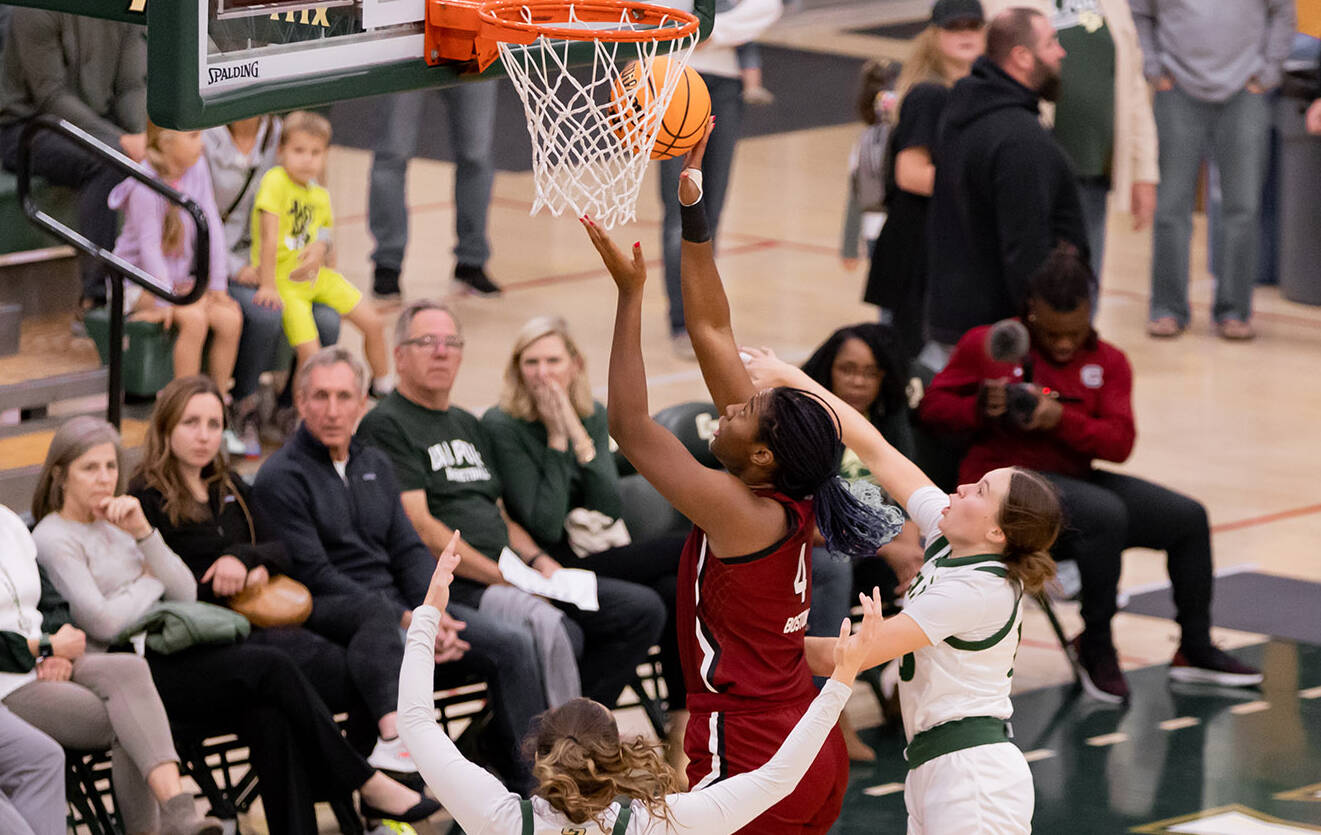 Top-ranked South Carolina rolls to 79-36 win over Cal Poly