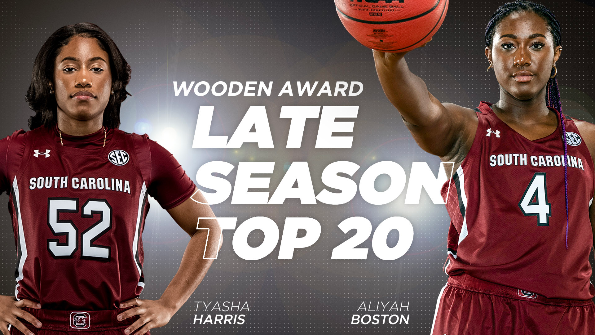 Boston, Harris Named Wooden Late Season Top 20