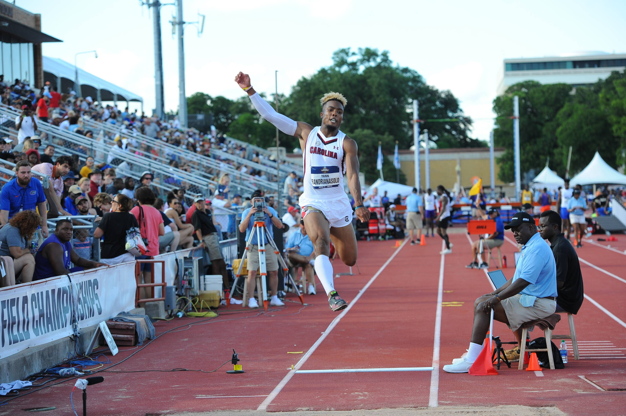 Yann Randrianasolo in action at the 2019 NCAA Outdoor Championships | June 5-8, 2019 | Photos by Cheryl Treworgy