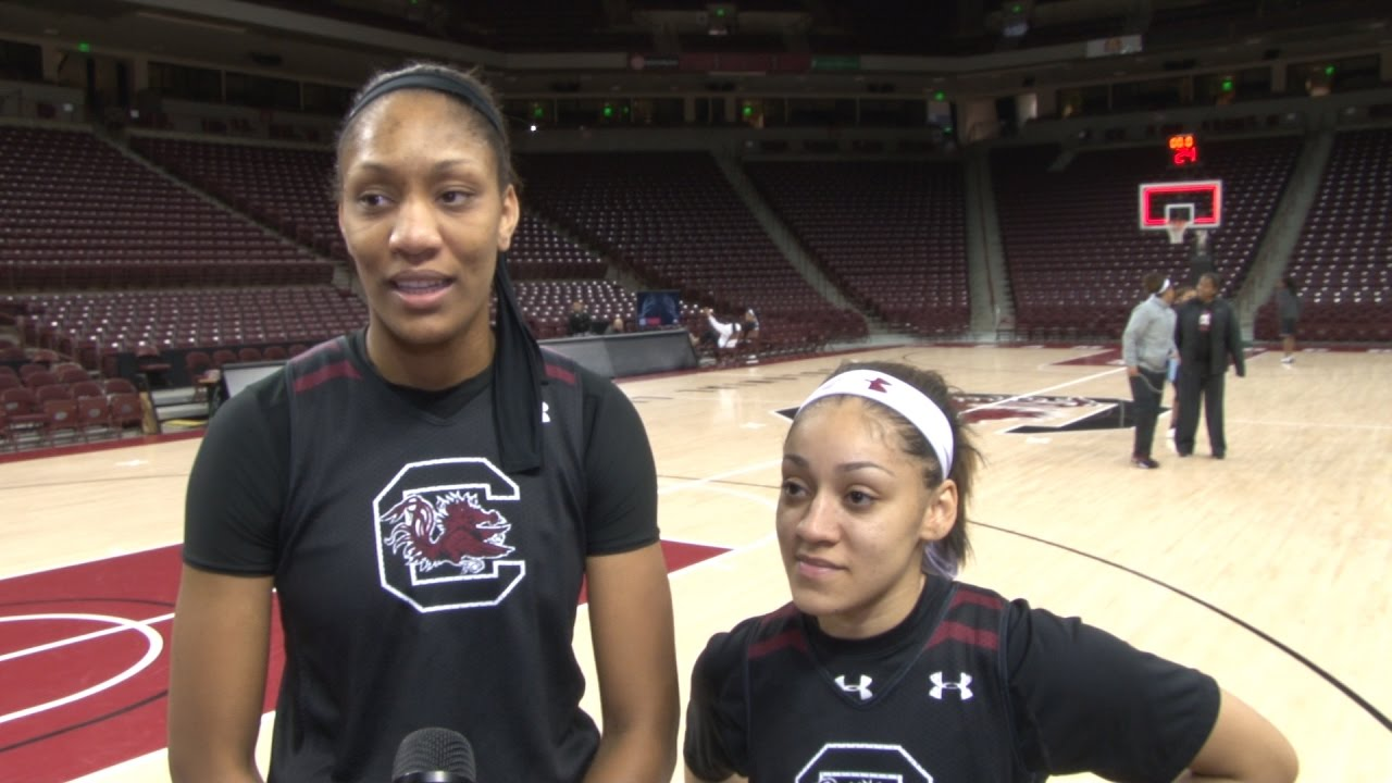 A'ja Wilson and Bianca Cuevas-Moore Media Availability - 12/16/16