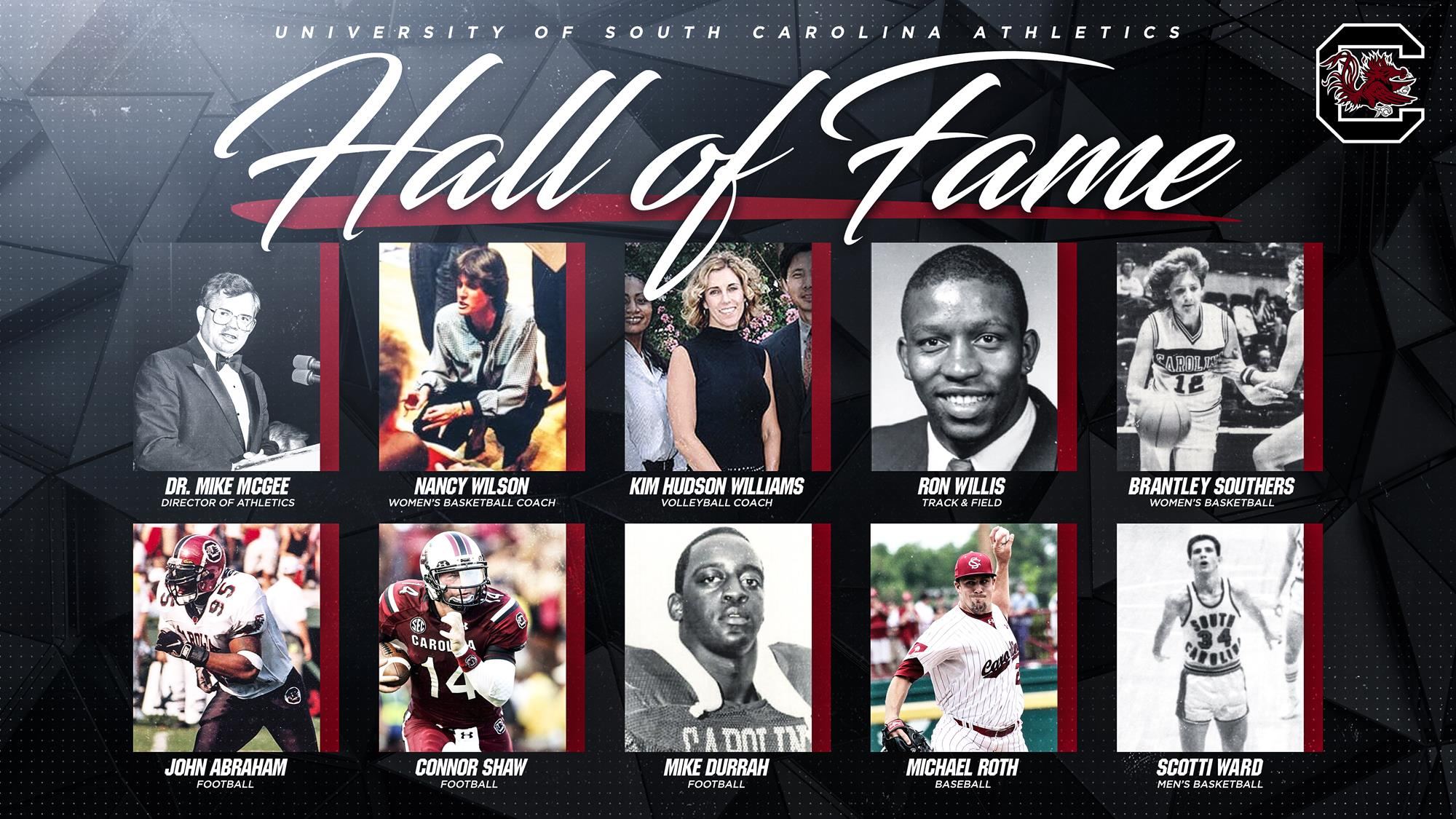 Ten Elected to University of South Carolina Athletics Hall of Fame