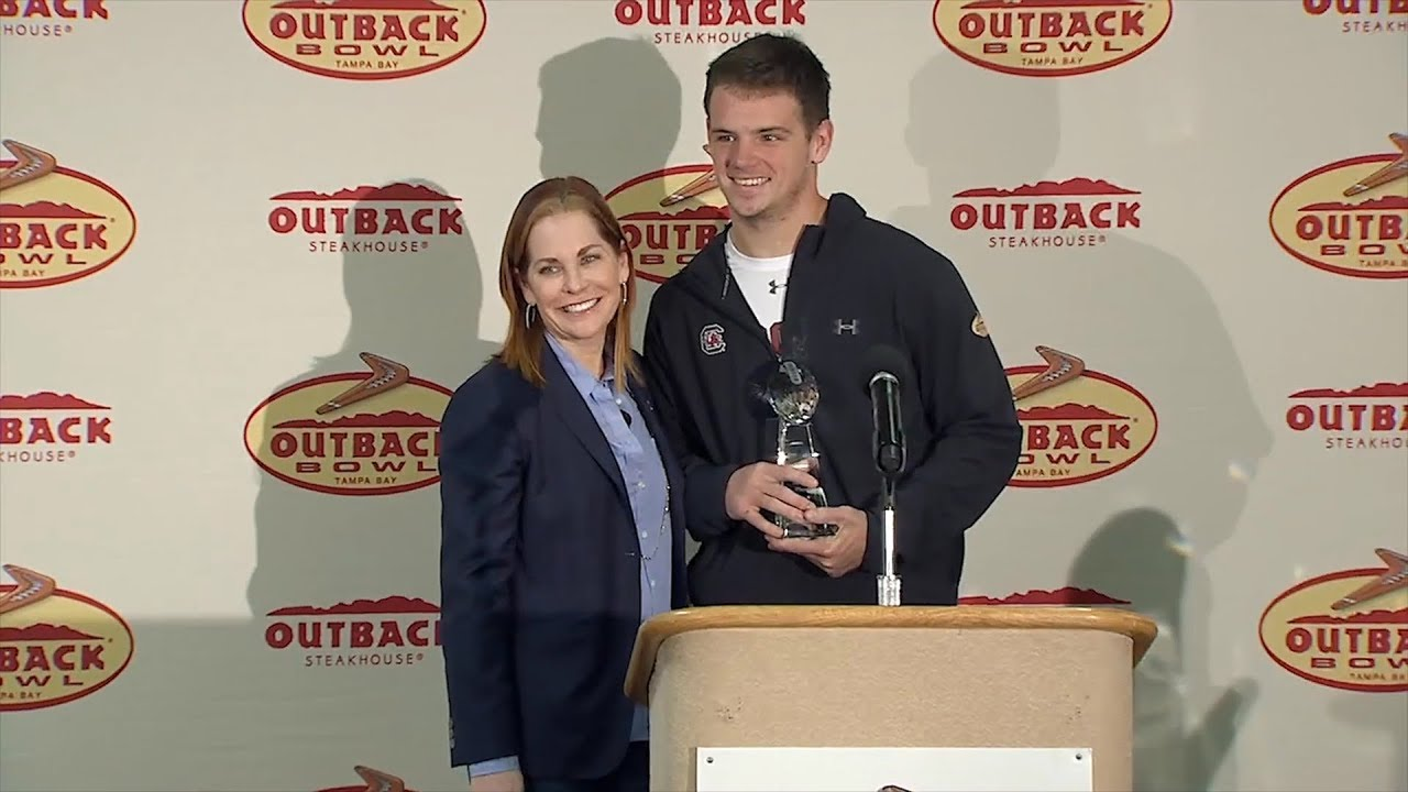 Jake Bentley Named Outback Bowl MVP — 1/1/18