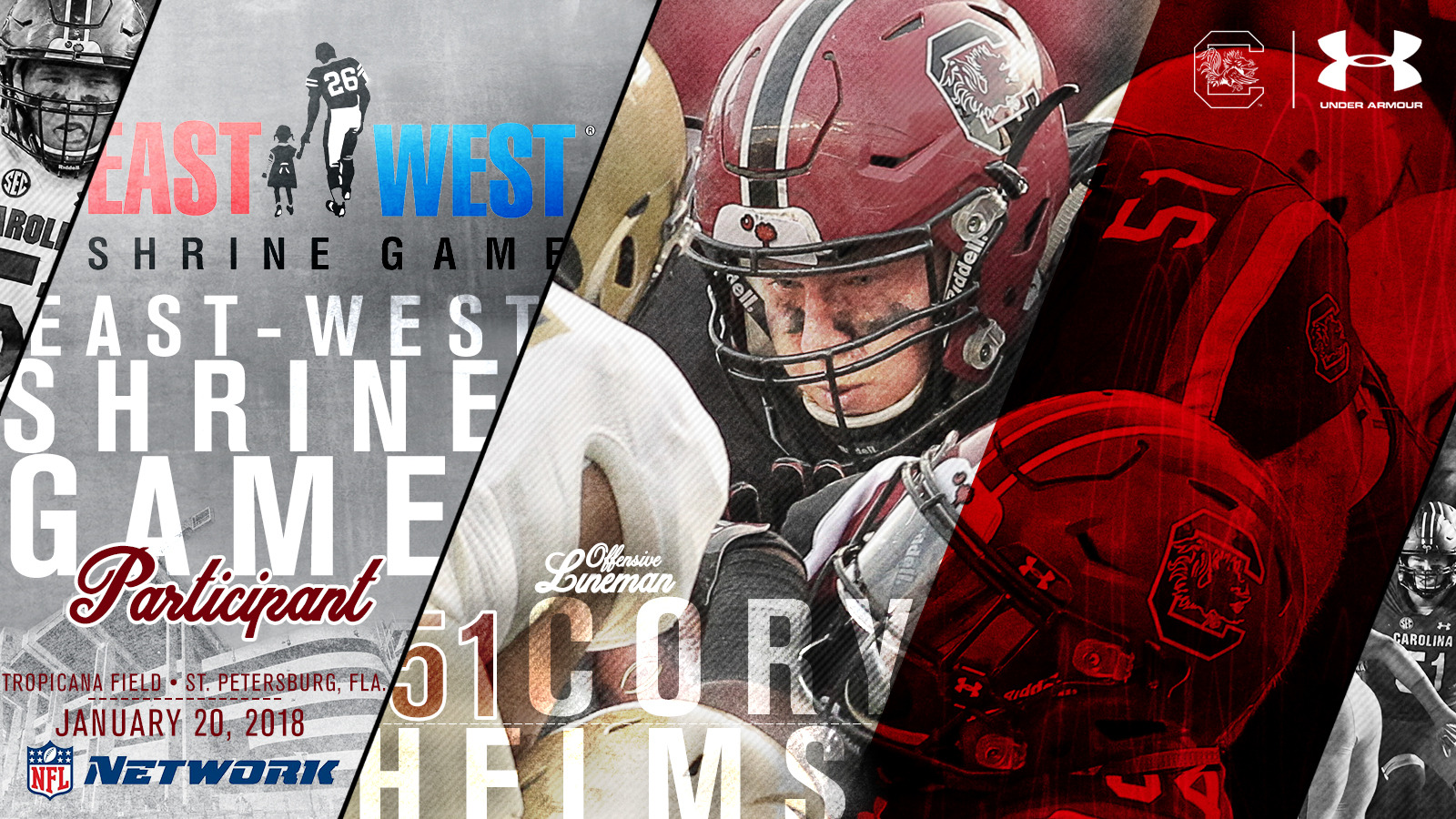 Helms to Play in 93rd East-West Shrine Game