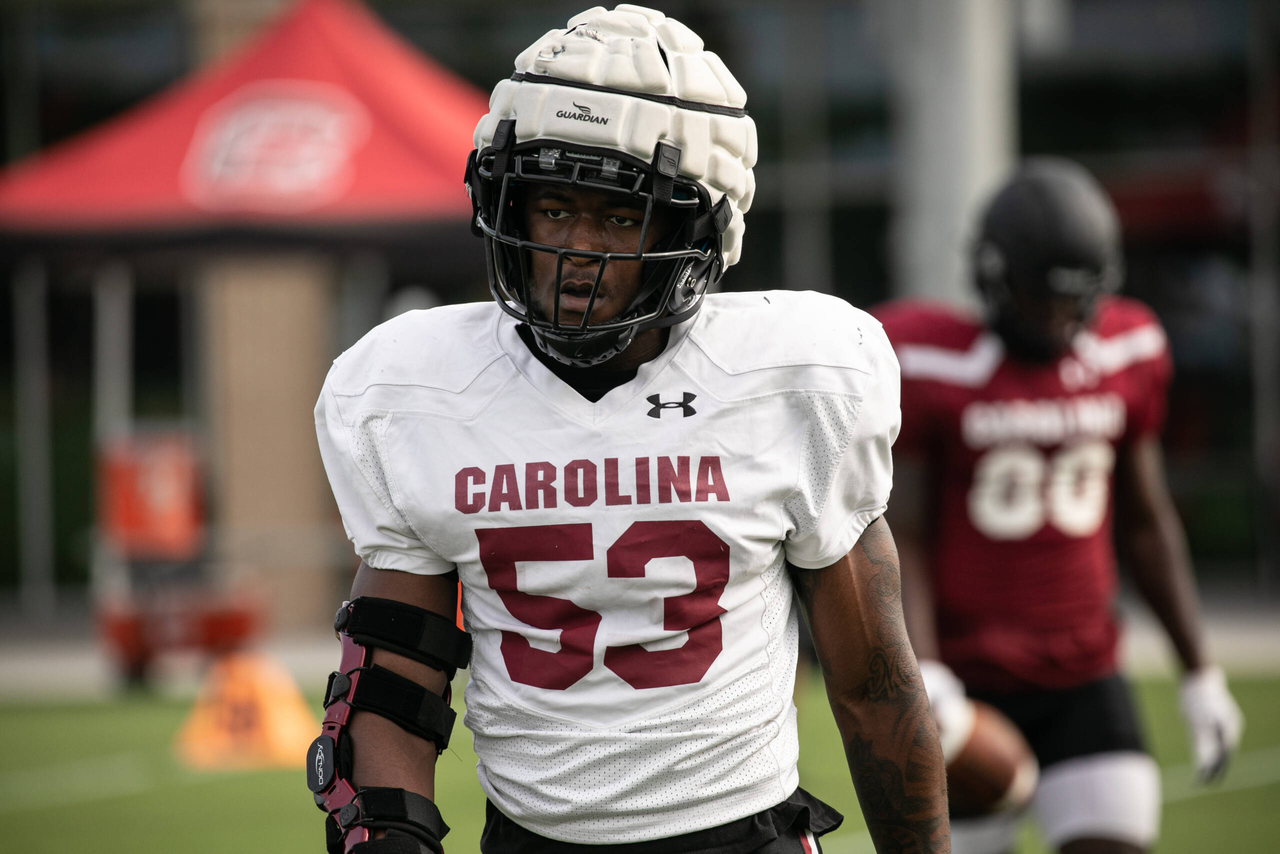 Ernest Jones (53) | Tuesday, Sept. 15, 2020 | Ken & Cyndi Long Football Operations Center | Columbia, S.C. | Photos by South Carolina Athletics