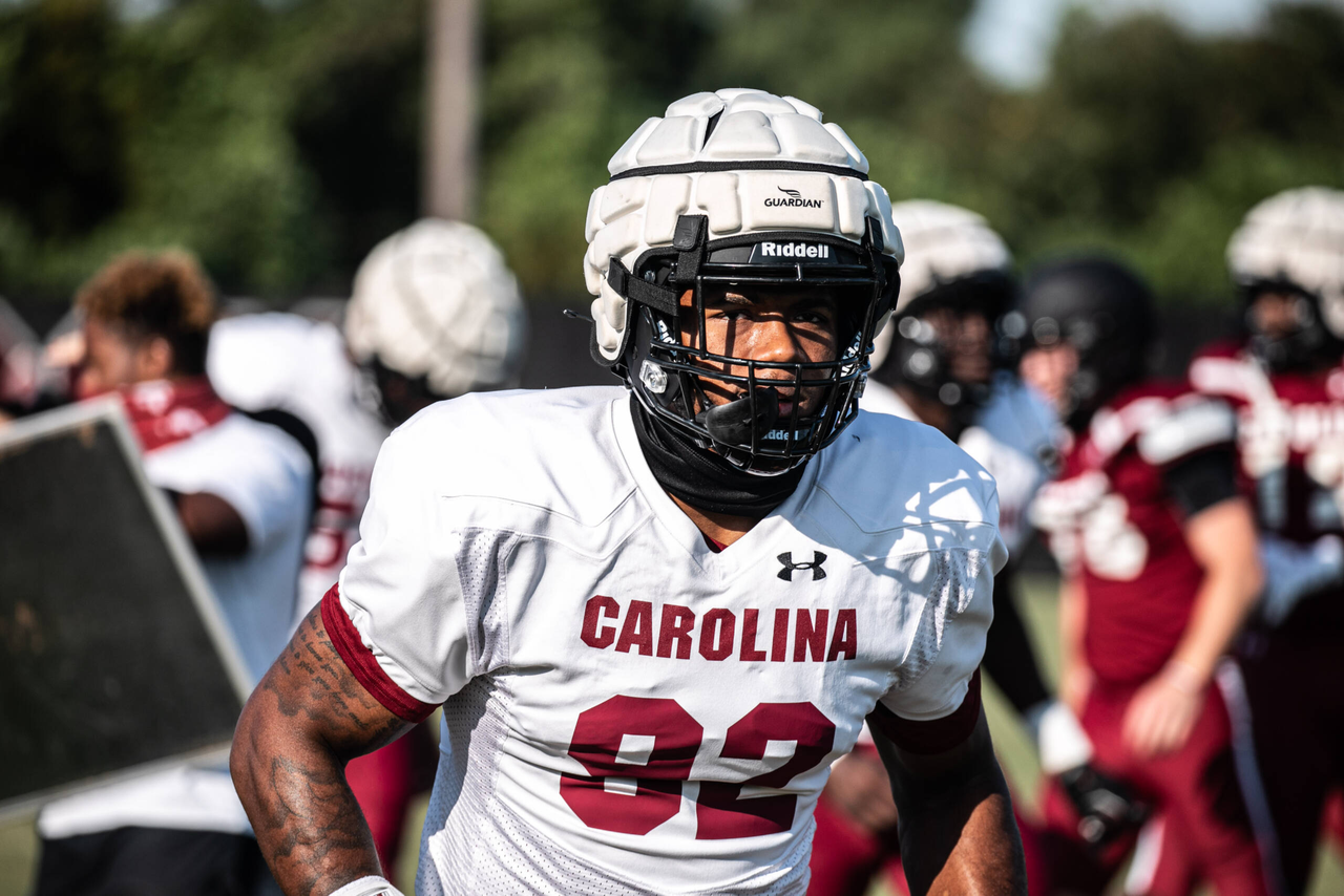 Tyreek Johnson (92) | Tuesday, Sept. 8, 2020 | Ken & Cyndi Long Football Operations Center | Columbia, S.C. | Photos by South Carolina Athletics