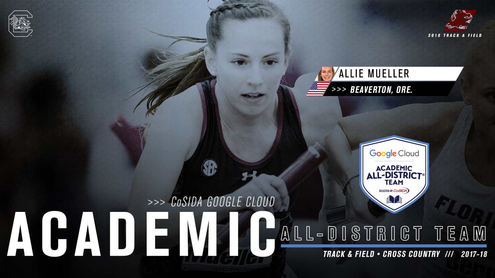 Mueller Named to Google Cloud Academic All-District Team