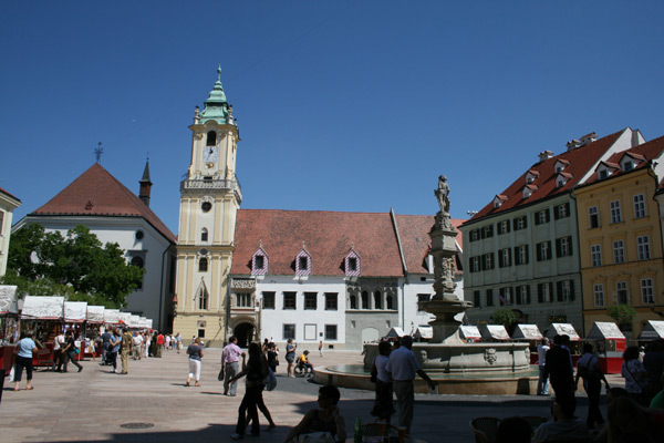 Walking Tour of Bratislava, Slovakia