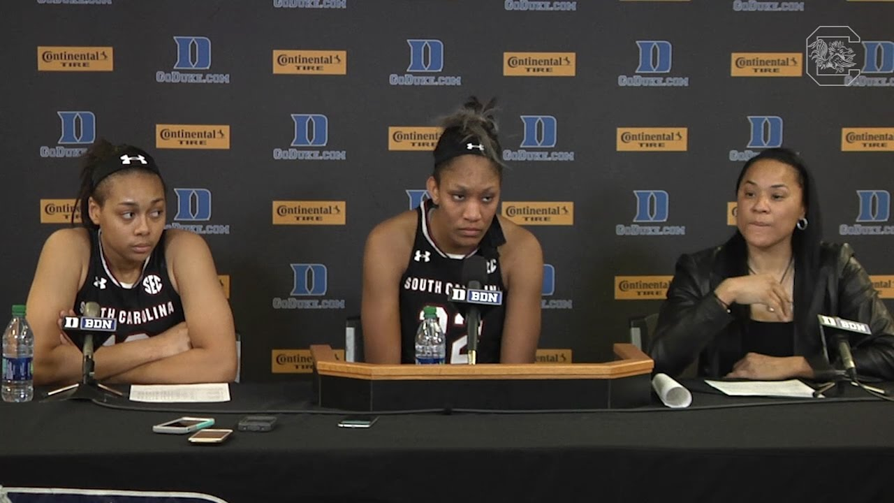 POST-GAME: Allisha Gray, A'ja Wilson on Duke — 12/4/16