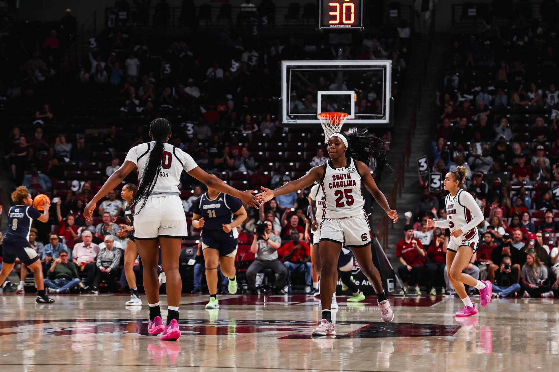 Gamecocks Score Staley-Era Record 121 Points vs Queens