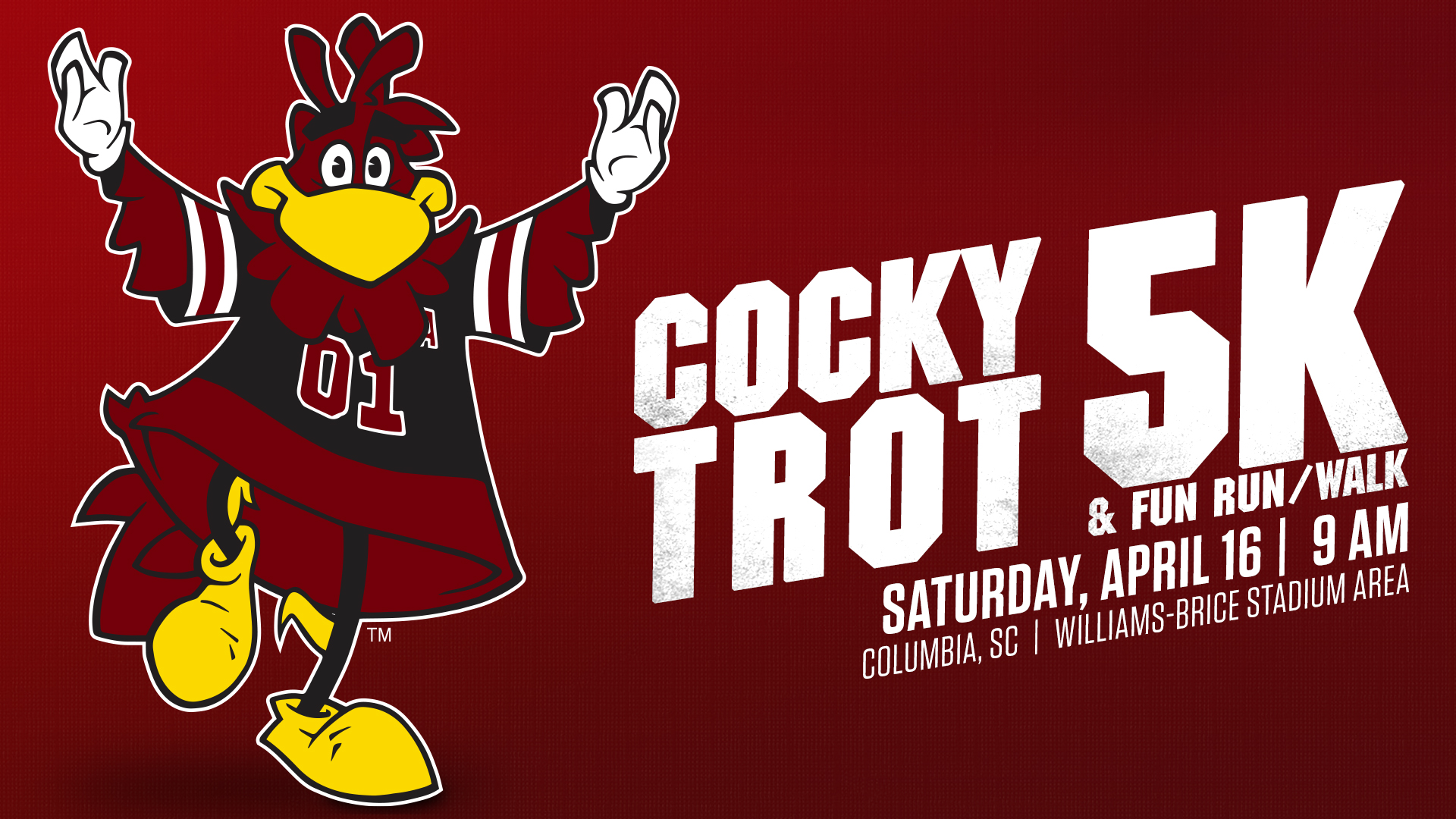 Details Announced for Cocky Trot 5K and Alumni Spring Game