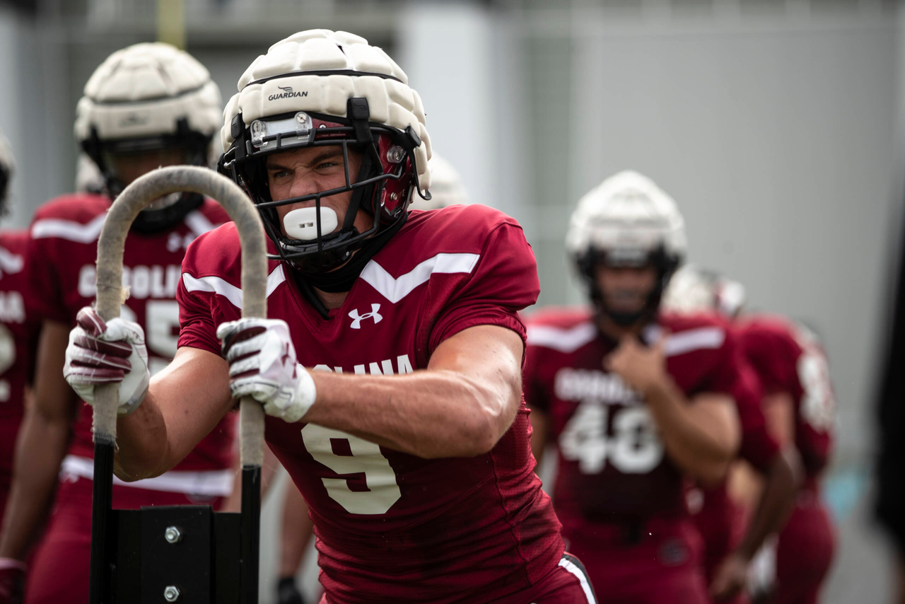 Nick Muse (9) | Tuesday, Sept. 1, 2020 | Ken & Cyndi Long Football Operations Center | Columbia, S.C. | Photos by South Carolina Athletics