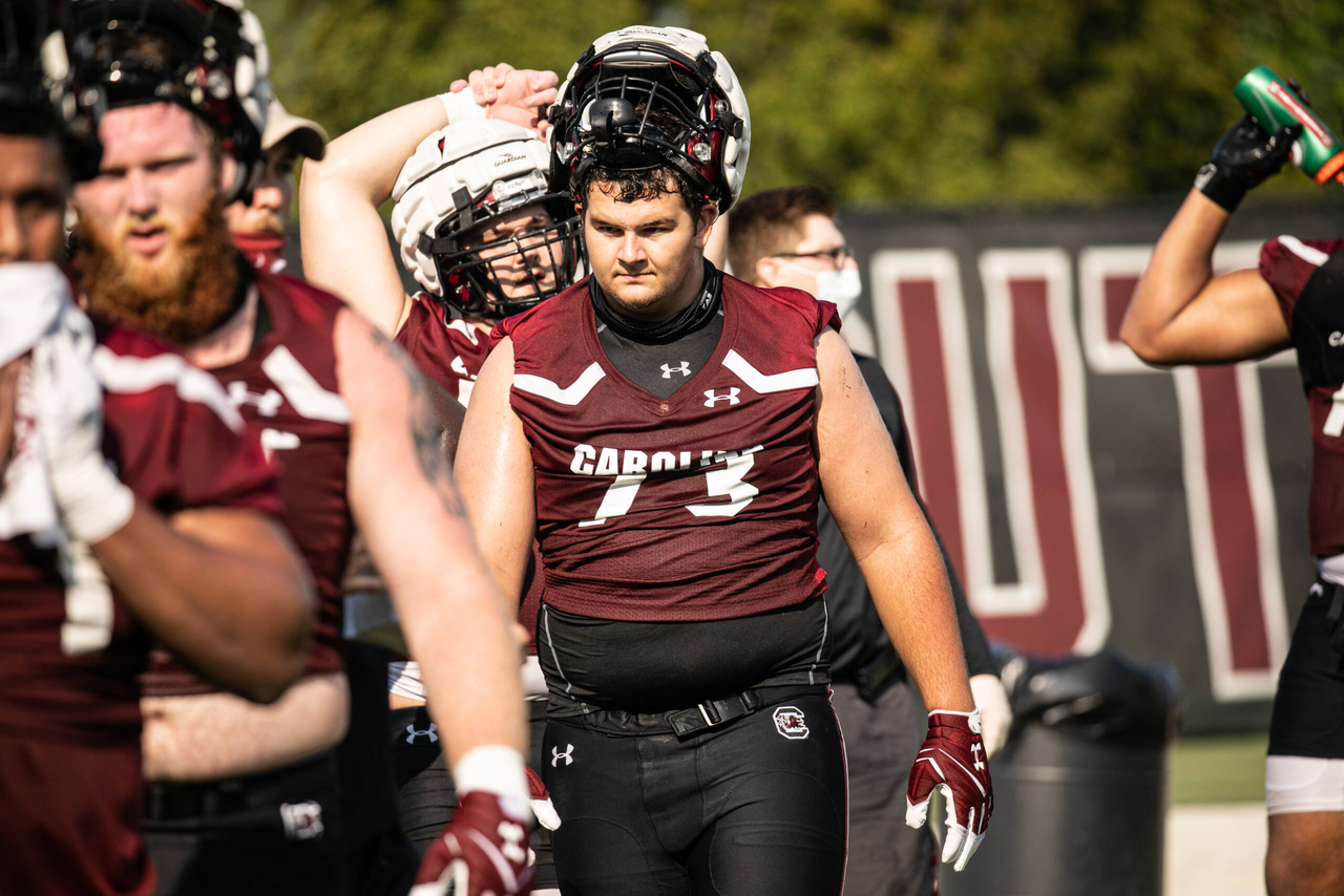 James Reedy (73) | Wednesday, Aug. 19, 2020 | Ken & Cyndi Long Football Operations Center | Columbia, S.C. | Photos by South Carolina Athletics