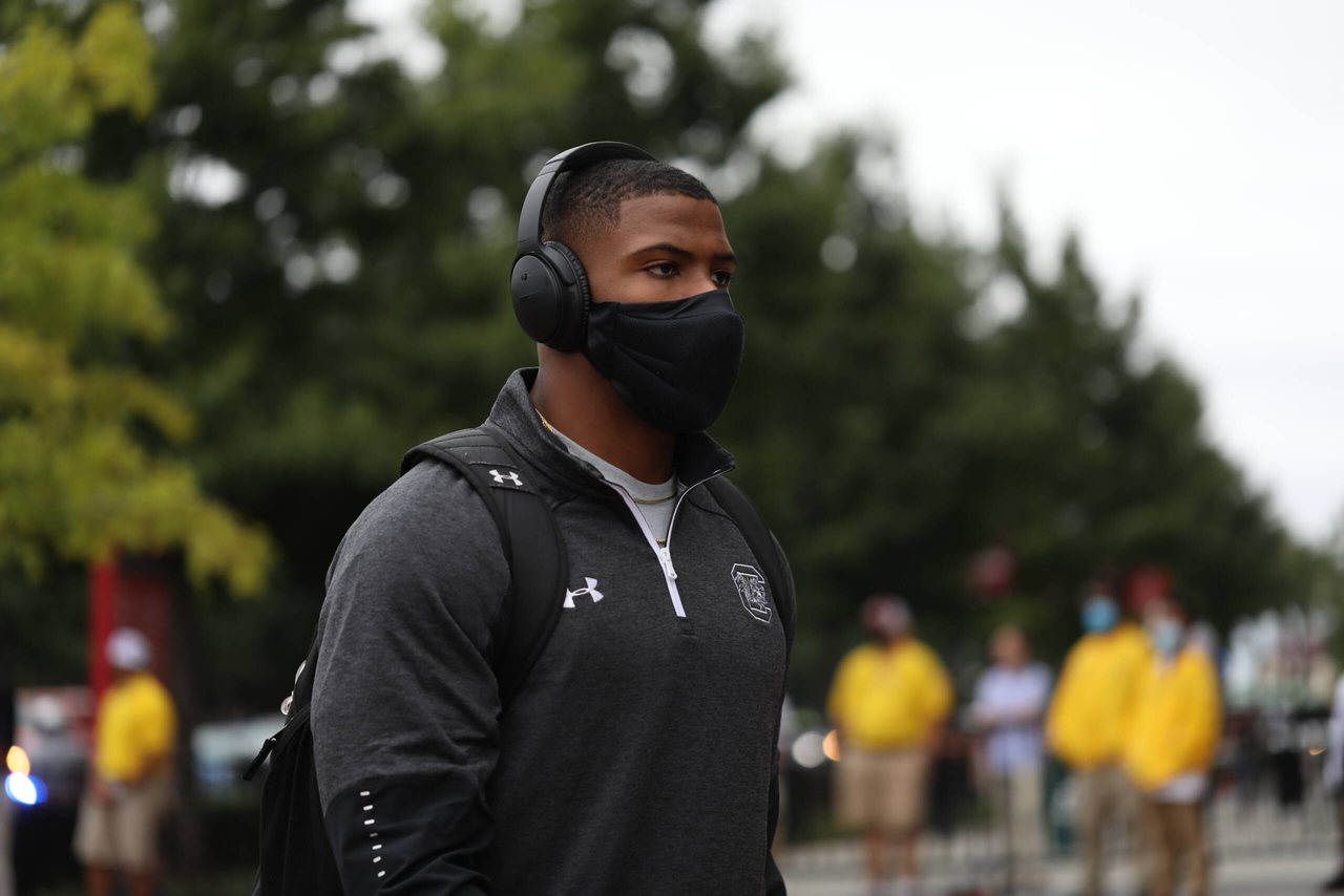 Kevin Harris (20) | Saturday, Sept. 26, 2020 | Williams-Brice Stadium | Columbia, S.C. | Photos by South Carolina Athletics