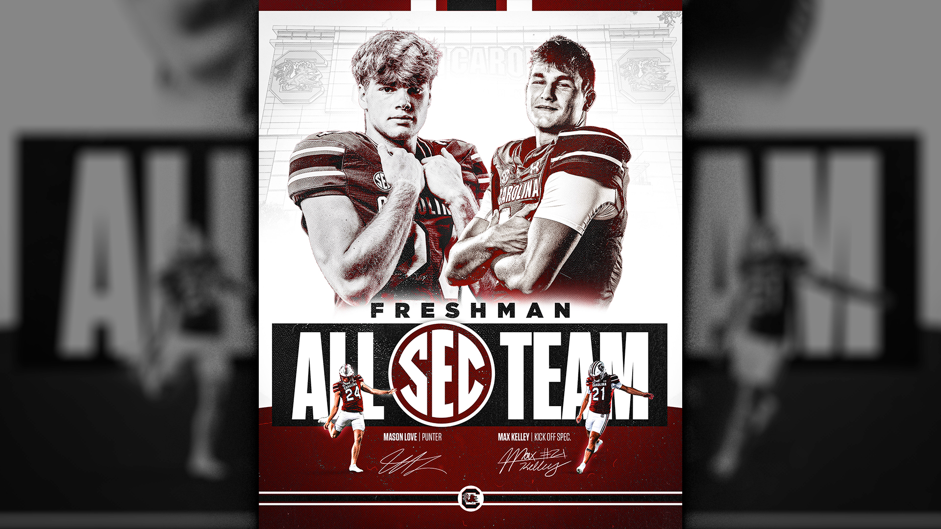 Gamecocks Place Two on Coaches’ Freshman All-SEC Team