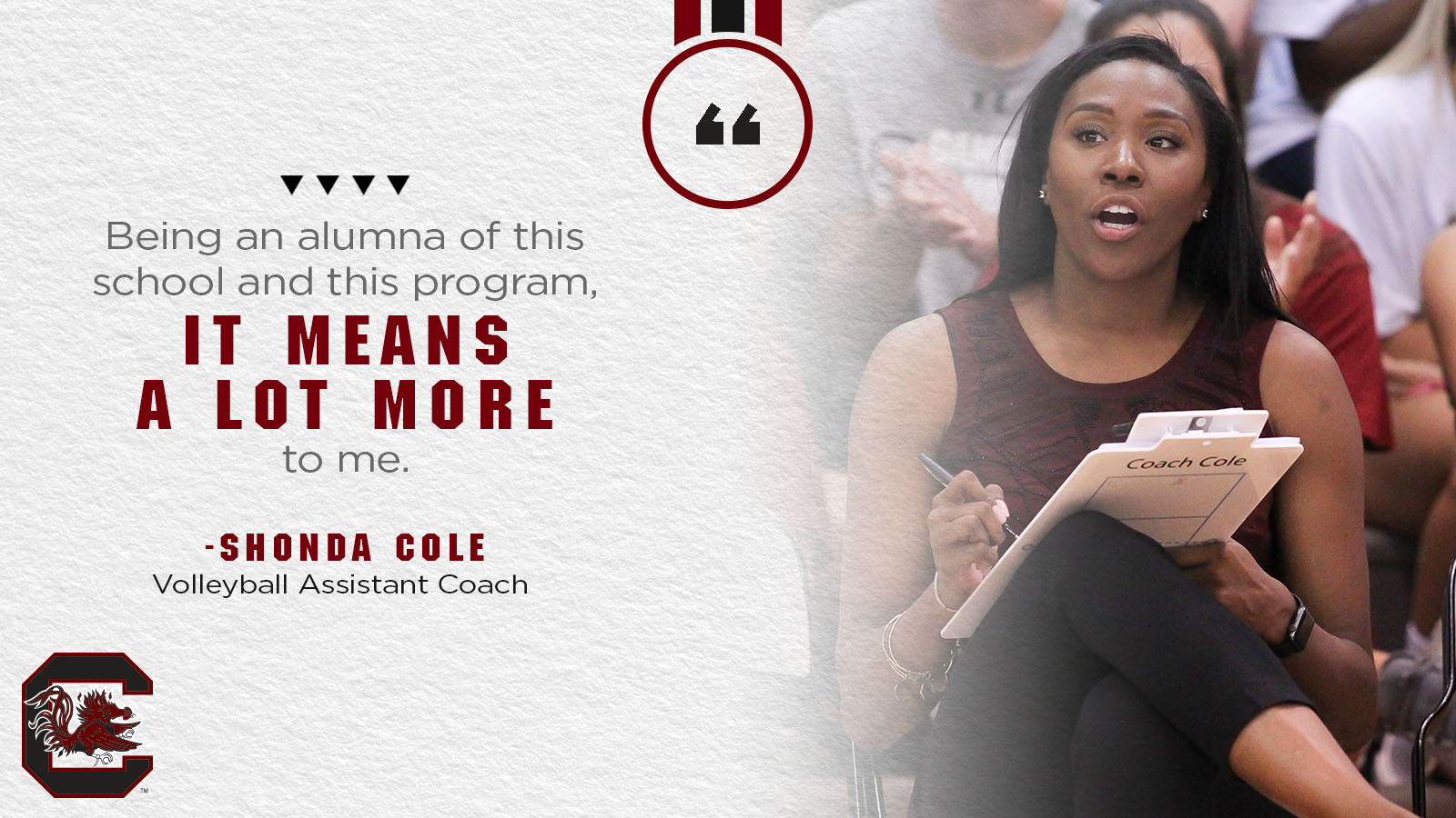 NCAA Tournament Fulfills Dream for Gamecock Great