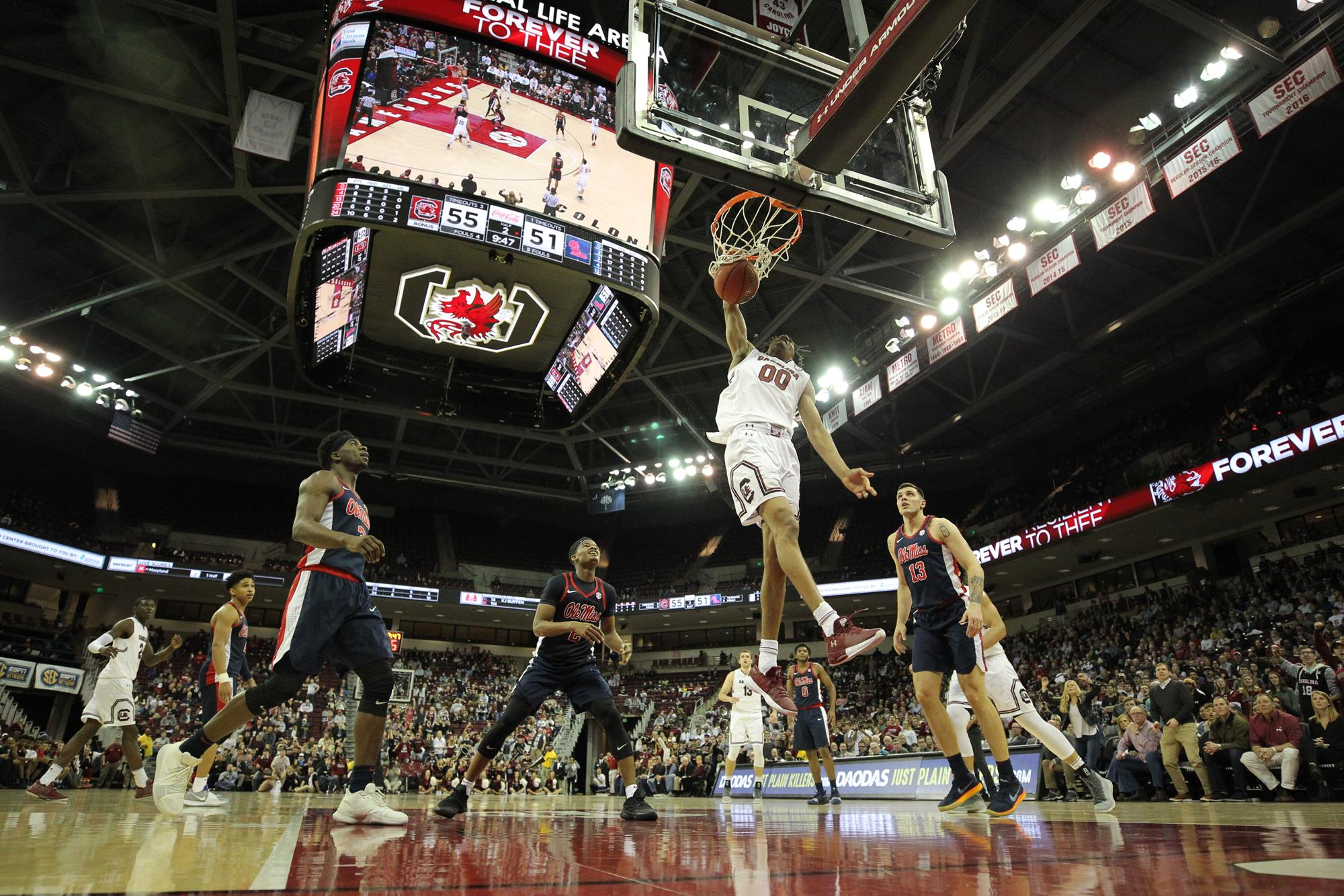 Late Defense Leads South Carolina to, 79-64, Win Over Ole Miss