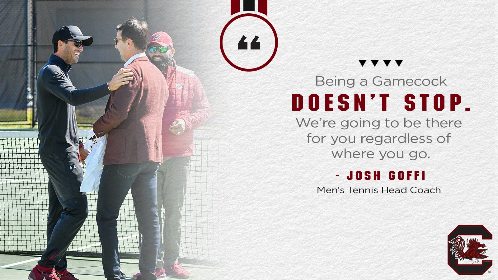Culture of Support from Past and Current Gamecocks in Men's Tennis