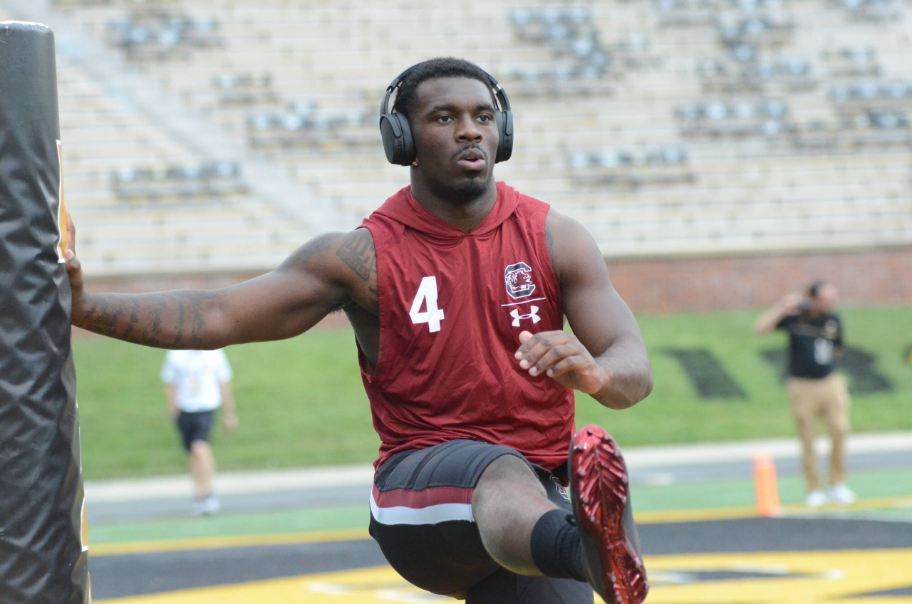Tavien Feaster (4) at Missouri (Sept. 21, 2019)