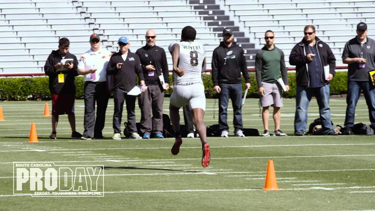 2016 South Carolina Pro Day: On Field Workouts 2