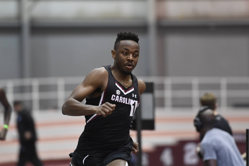 Otis Jones wins the 800m at the Gamecock Inaugural | Jan. 19, 2019 | Photo by Allen Sharpe