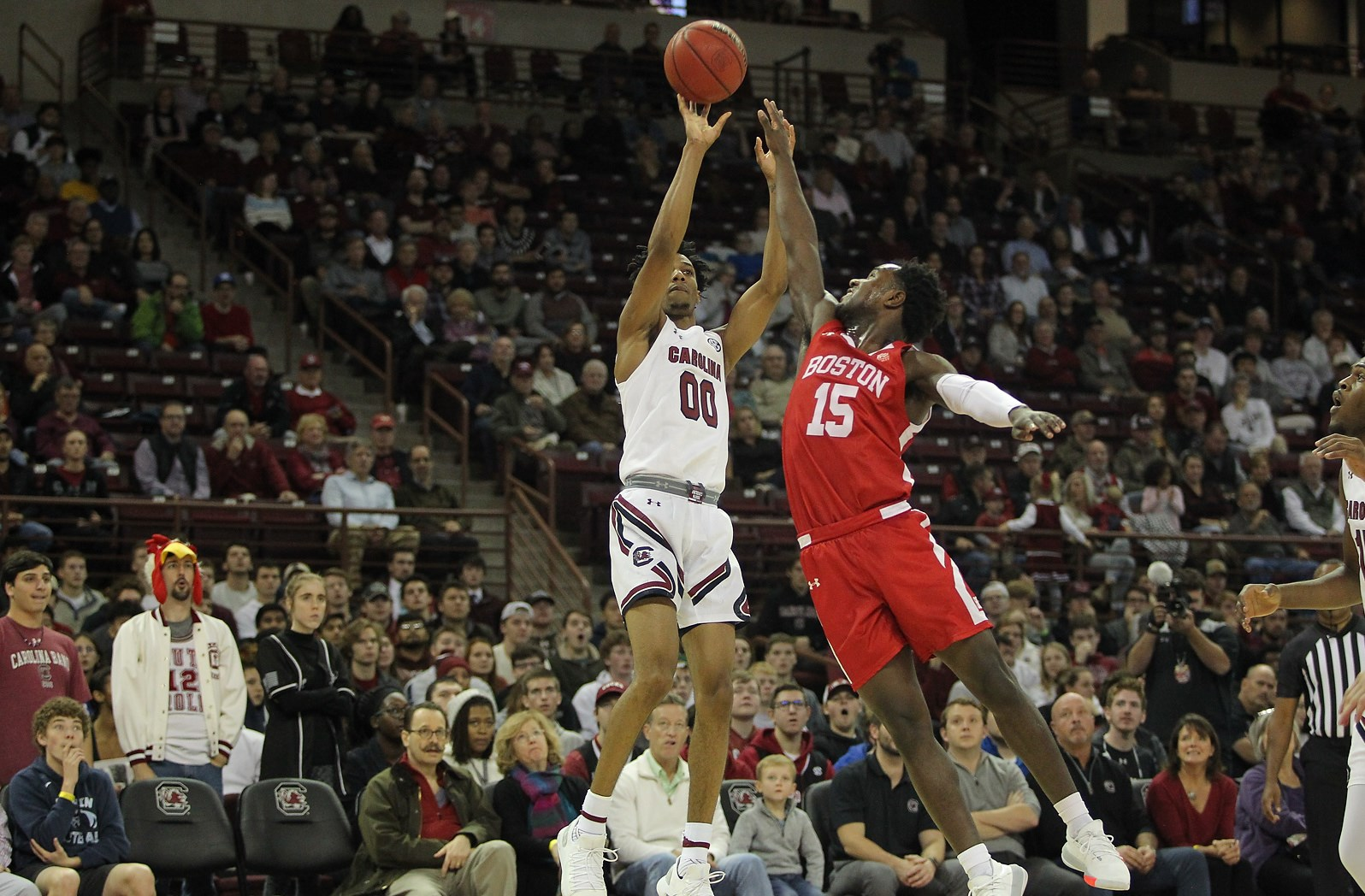 Gamecocks Handed First Loss, 78-70, by BU