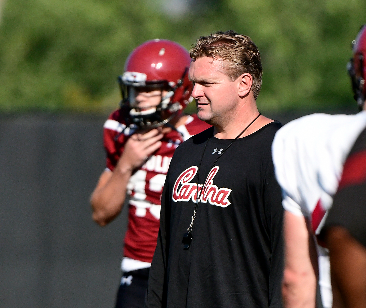 Eric Wolford at practice | Aug. 6, 2018 | Photo by Allen Sharpe