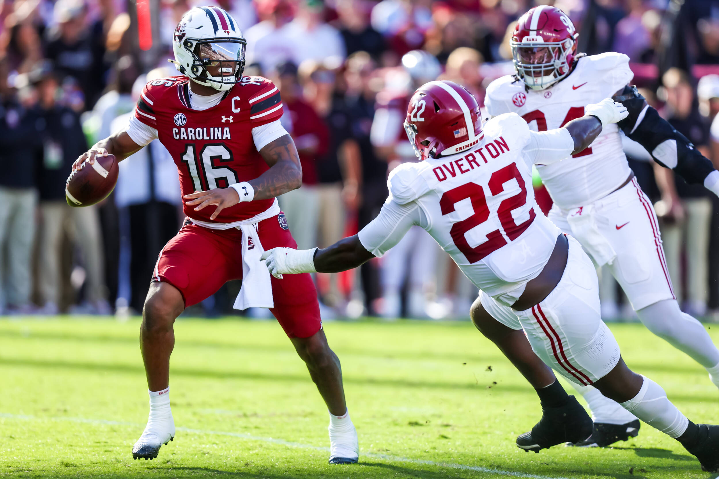 Football Falls to No. 4 Alabama – University of South Carolina Athletics