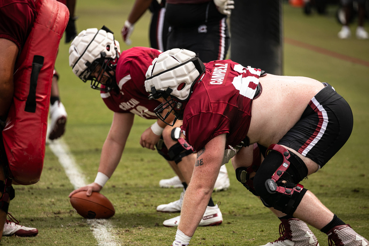 Wyatt Campbell (68) | Saturday, Aug. 22, 2020 | Ken & Cyndi Long Football Operations Center | Columbia, S.C. | Photos by South Carolina Athletics