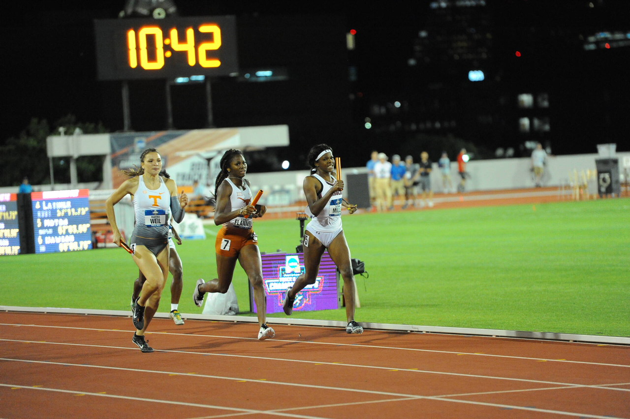 Tatyana Mills in action at the 2019 NCAA Outdoor Championships | June 5-8, 2019 | Photos by Cheryl Treworgy