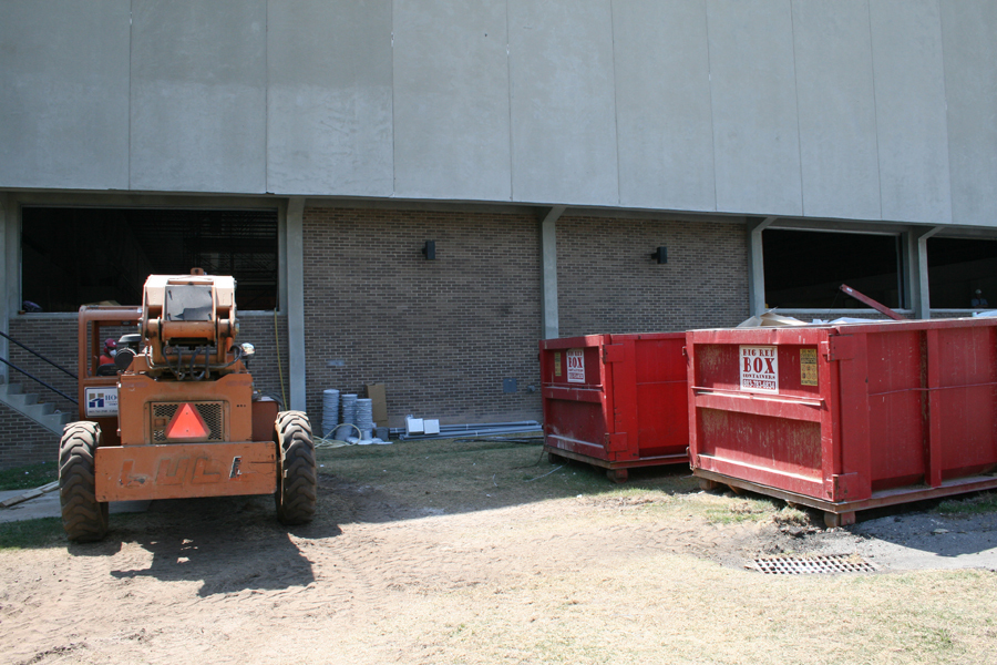 Renovations at Carolina Natatorium - 4/22/10