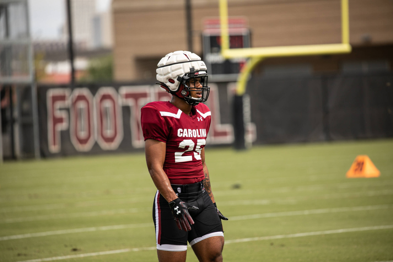 Rashad Amos (25) | Saturday, Aug. 22, 2020 | Ken & Cyndi Long Football Operations Center | Columbia, S.C. | Photos by South Carolina Athletics