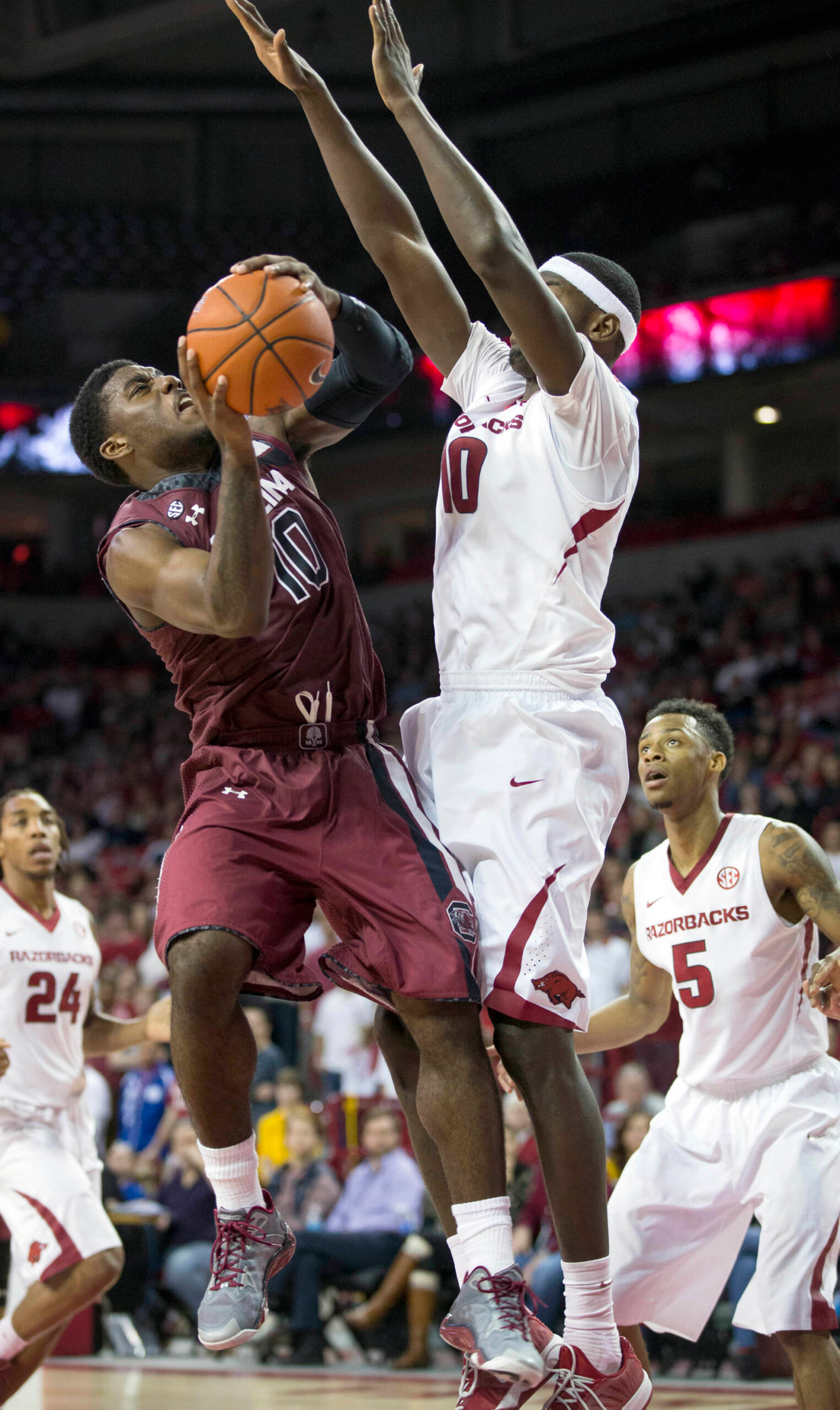 South Carolina vs. Arkansas (USATSI)