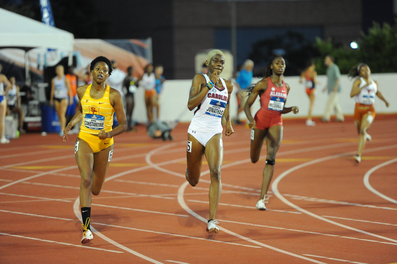 Wadeline Jonathas in action at the 2019 NCAA Outdoor Championships | June 5-8, 2019 | Photos by Cheryl Treworgy