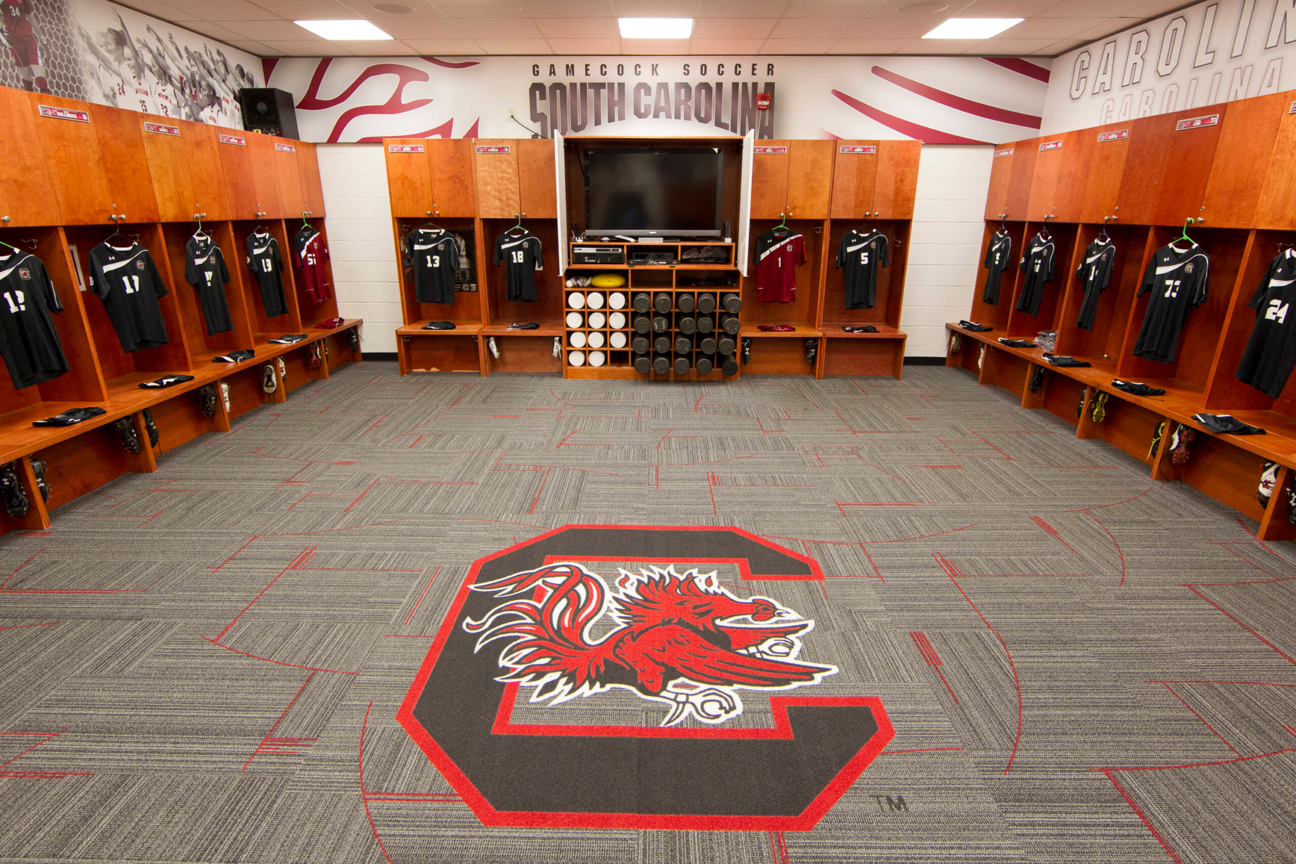 Women's Soccer Locker Room