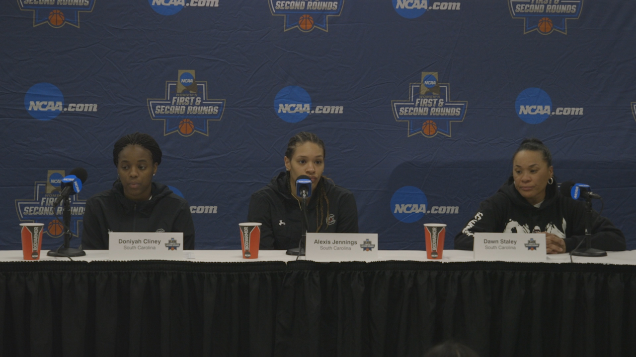 3/22/19 - Doniyah Cliney, Alexis Jennings, Dawn Staley on Belmont