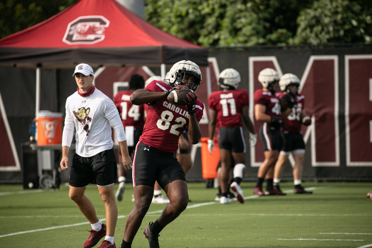 Keyshawn Toney (82) | Tuesday, Sept. 15, 2020 | Ken & Cyndi Long Football Operations Center | Columbia, S.C. | Photos by South Carolina Athletics
