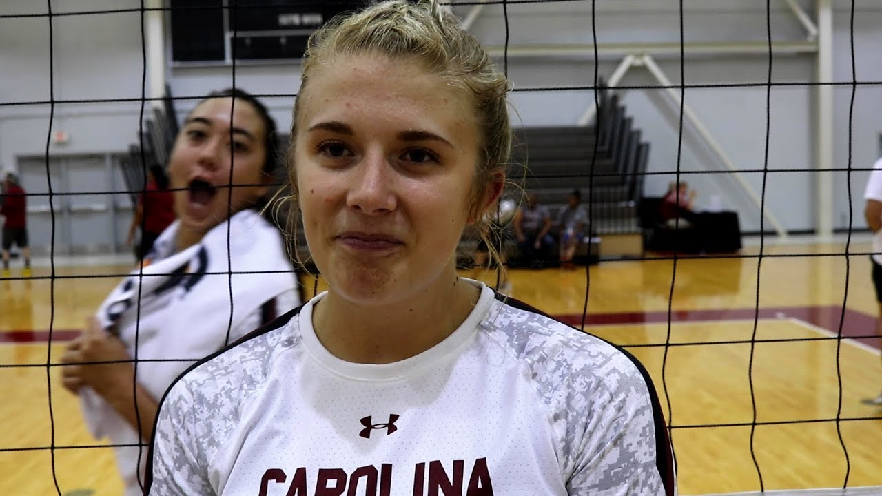 VB: Courtney Weber on the Garnet and Black Scrimmage - 8/17/19