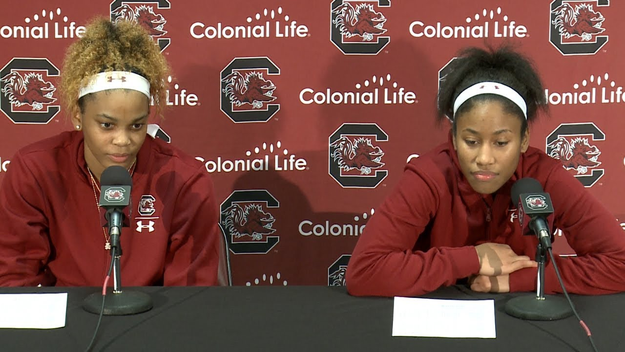 POSTGAME: LeLe Grissett, Tyasha Harris on Dayton — 11/28/18