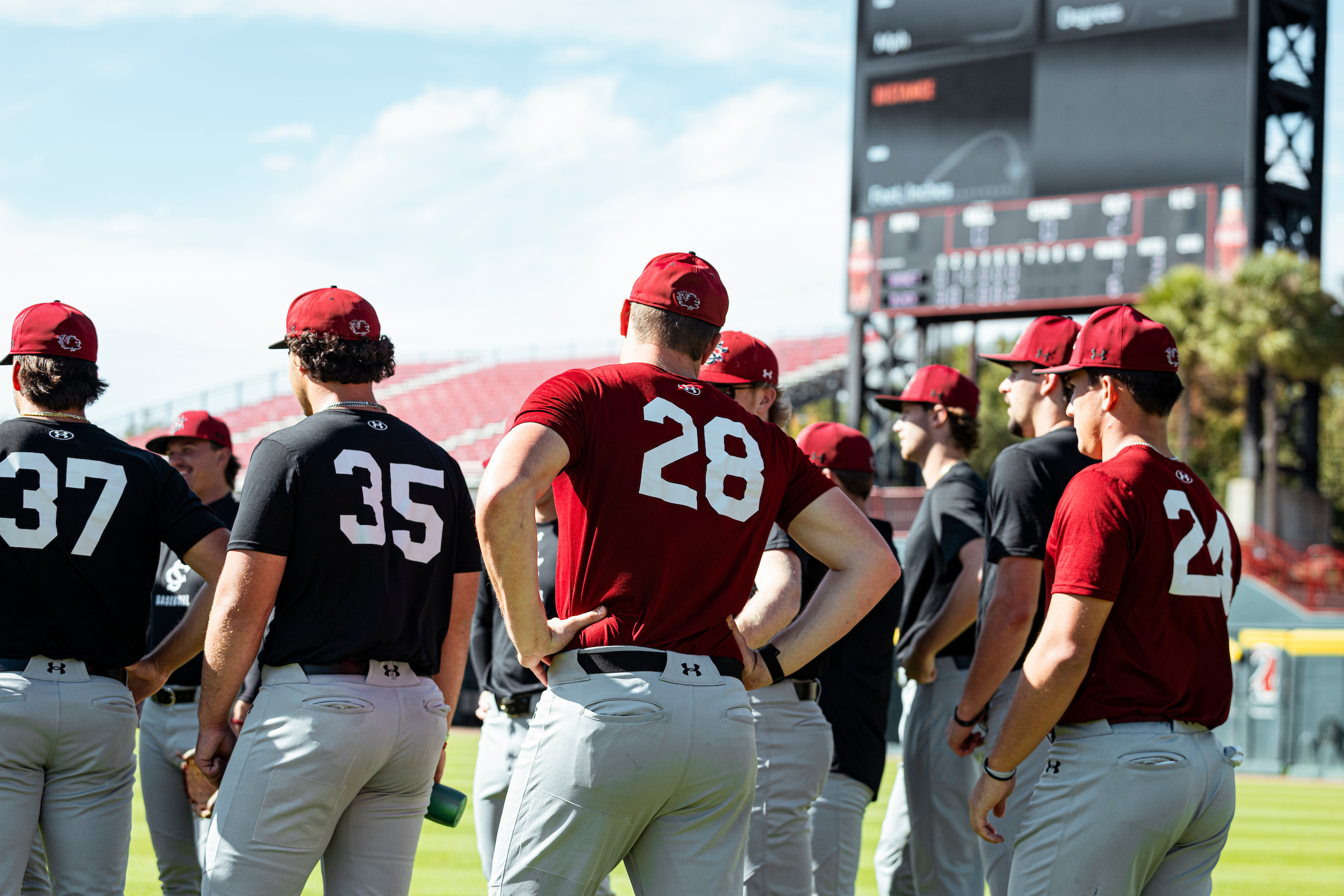 Baseball Ends October with Five Scrimmages
