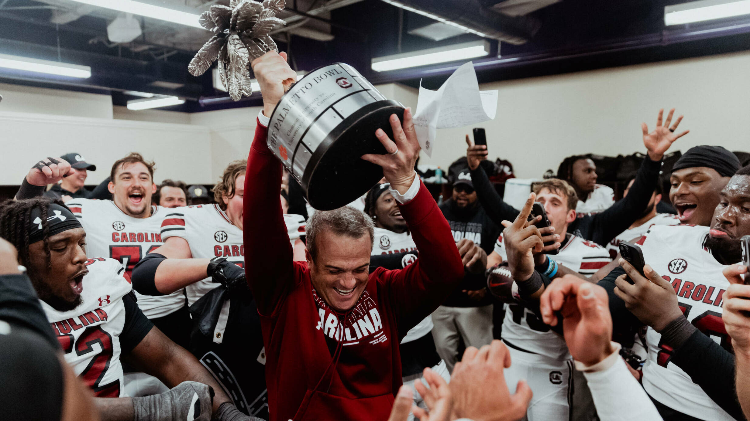 Shane Beamer Named a Finalist for the Eddie Robinson Coach of the Year Award