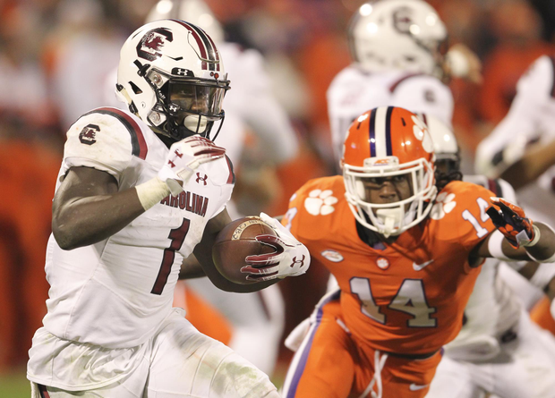 Youth South Carolina Gamecocks #1 Deebo Samuel White Football