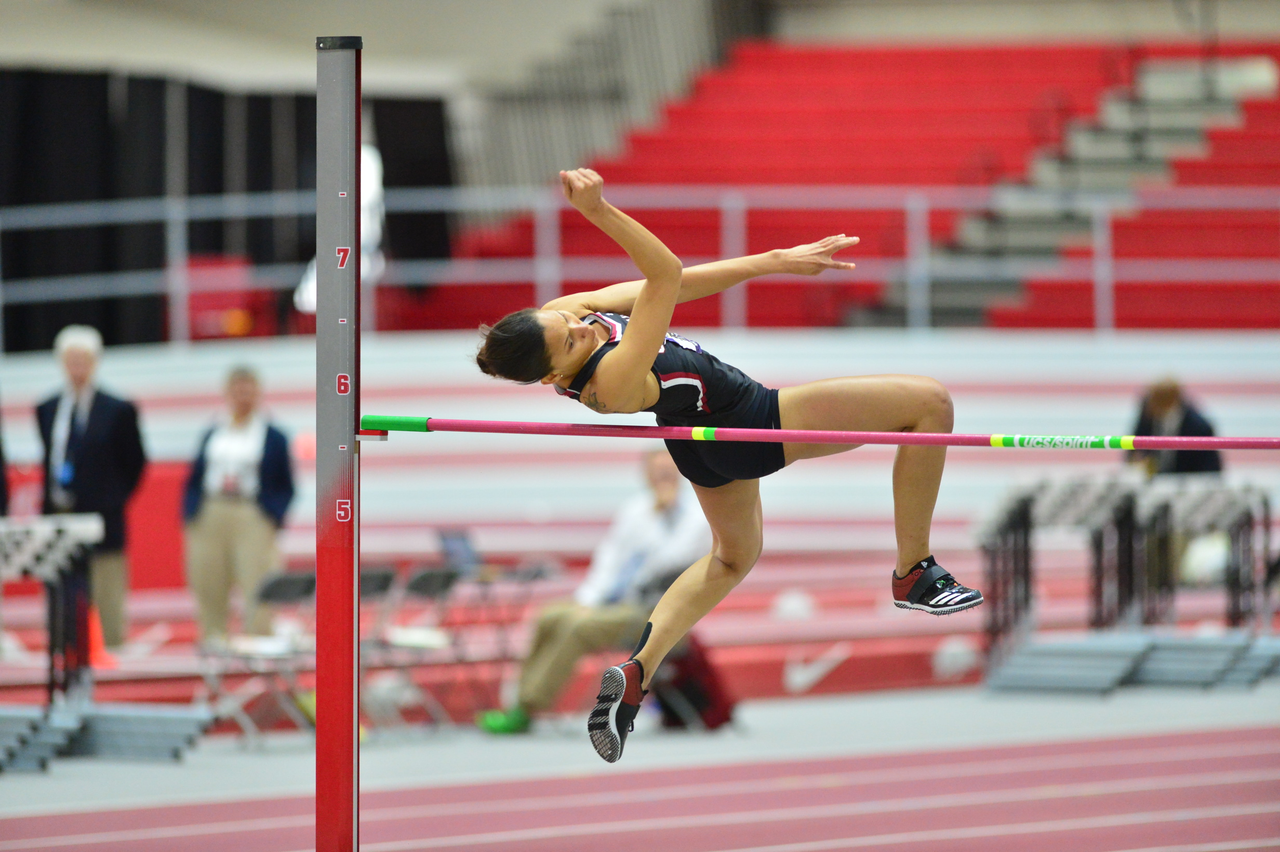 Lissa Labiche in action at the SEC Championships | Feb. 22-23 | Photo by Gunnar Rathbun