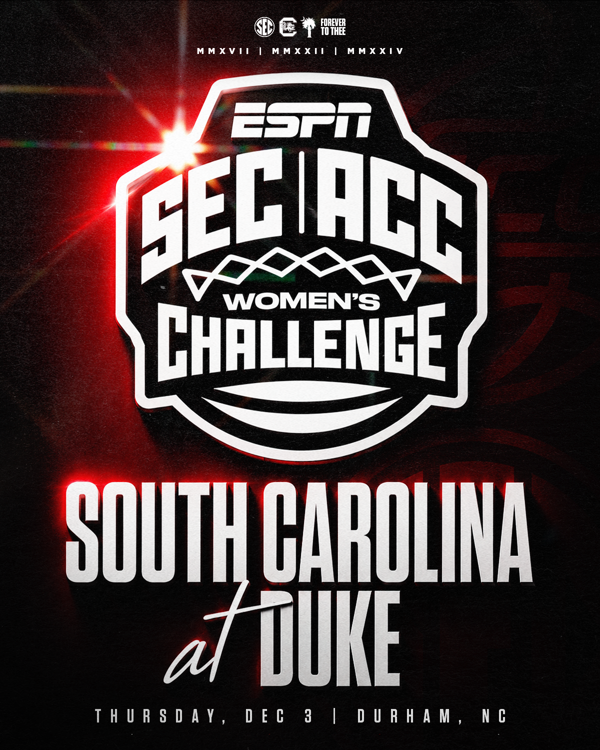Women’s Hoops at Duke for 2026 SEC-ACC Challenge