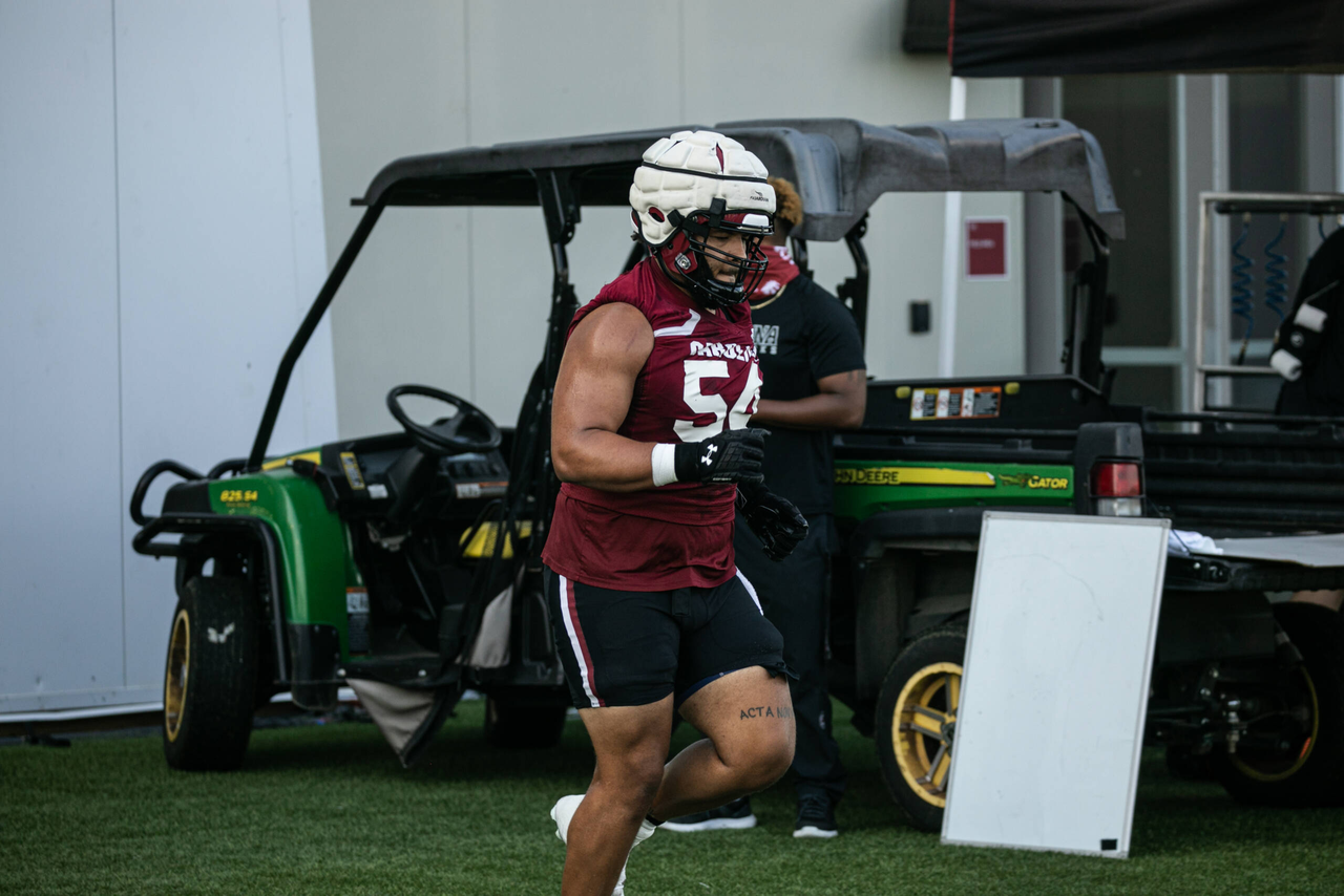 Jovaughn Gwyn (54) | Wednesday, Aug. 19, 2020 | Ken & Cyndi Long Football Operations Center | Columbia, S.C. | Photos by South Carolina Athletics