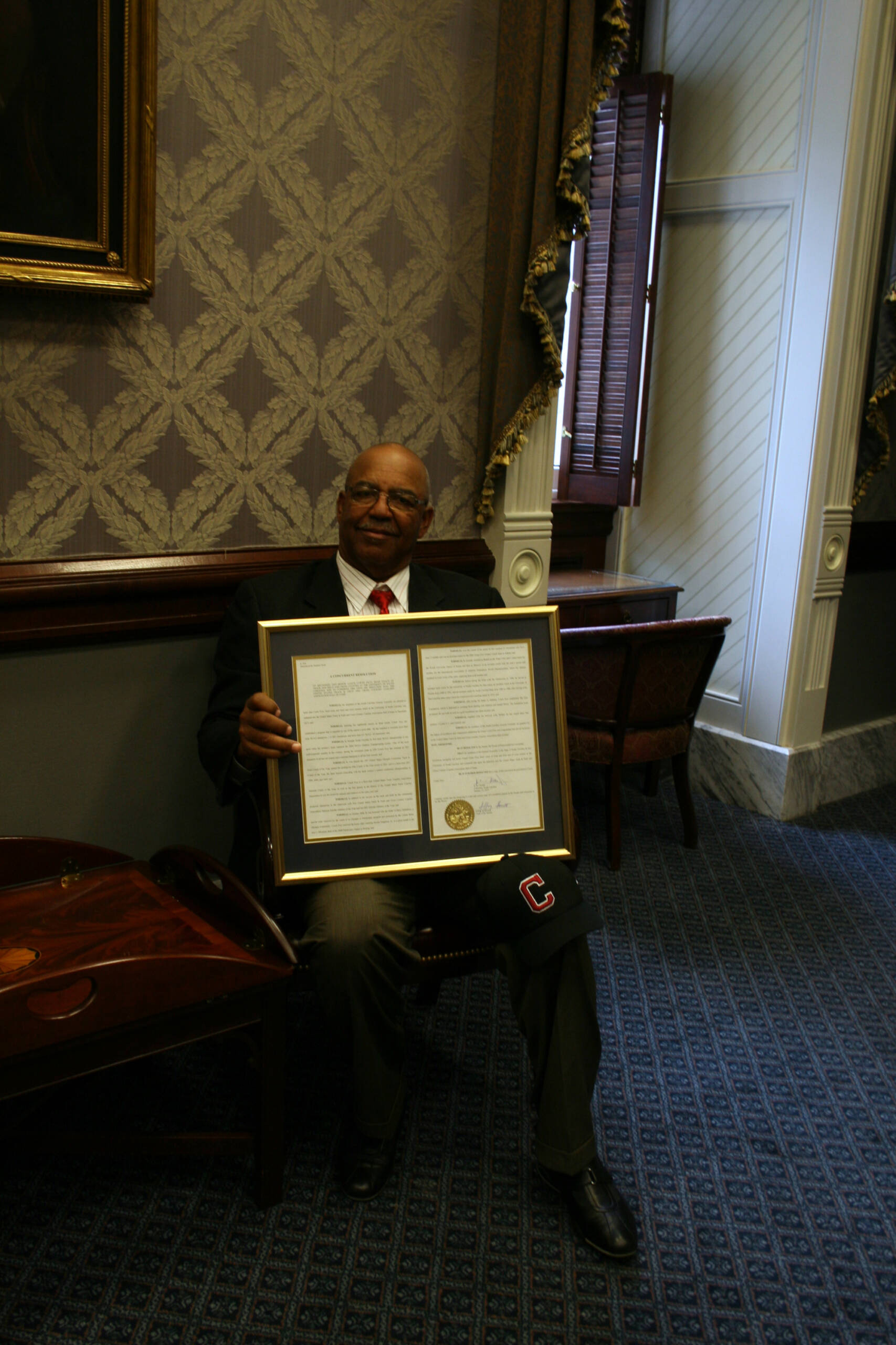 Curtis Frye Honored at State House for Hall of Fame Career