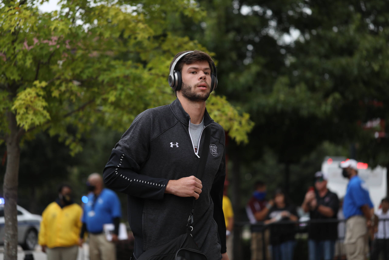 Parker White (43) | Saturday, Sept. 26, 2020 | Williams-Brice Stadium | Columbia, S.C. | Photos by South Carolina Athletics