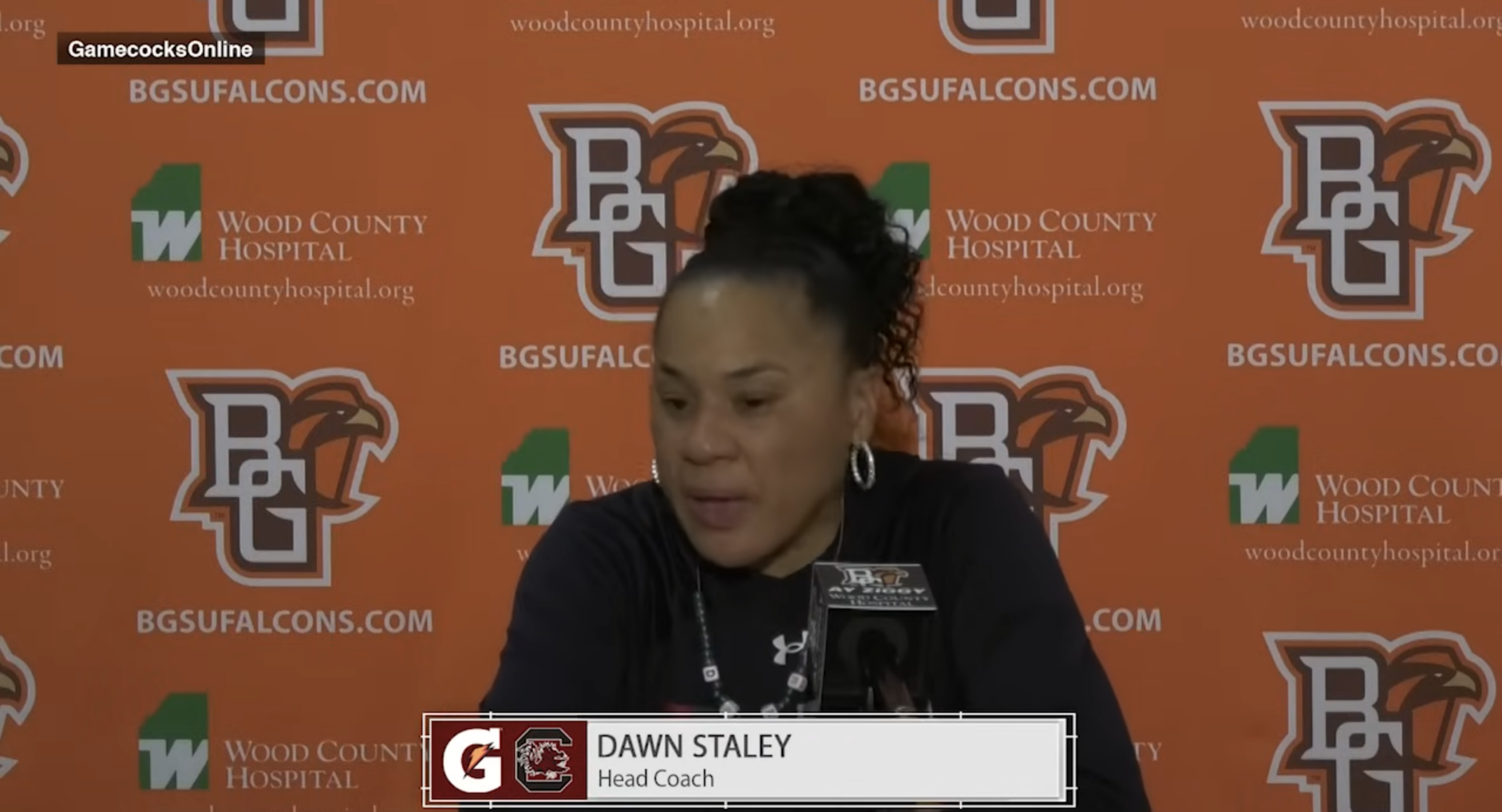 WBB PostGame News Conference: Dawn Staley - (Bowling Green)