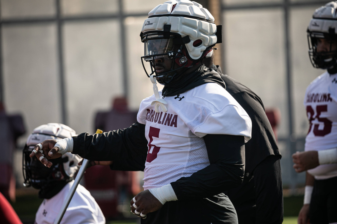 Kier Thomas (5) | Wednesday, Aug. 19, 2020 | Ken & Cyndi Long Football Operations Center | Columbia, S.C. | Photos by South Carolina Athletics
