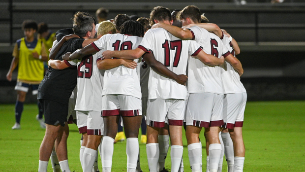 Men's Soccer Huddle