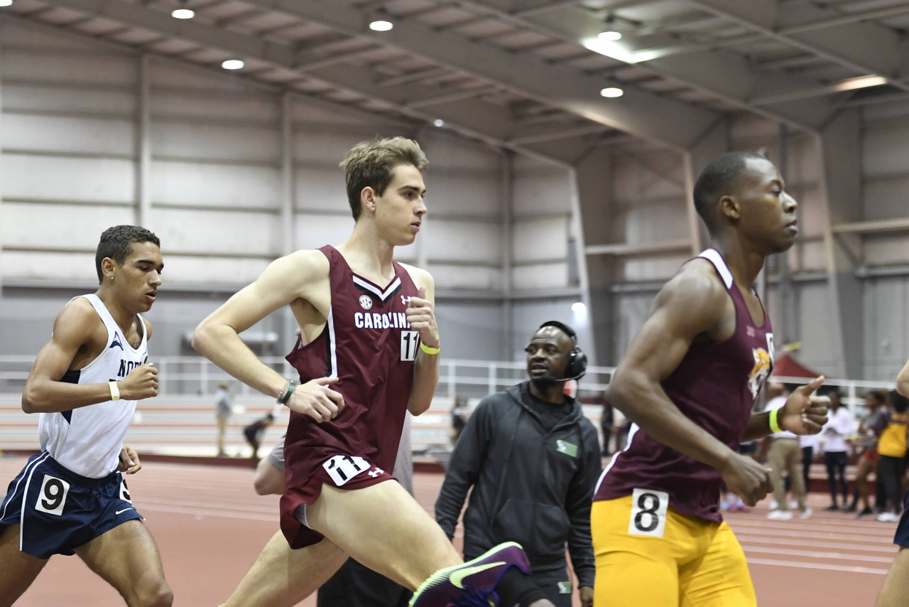 Sean Petersen in action at the Gamecock Inaugural | Jan. 18, 2019 | Photo by Allen Sharpe
